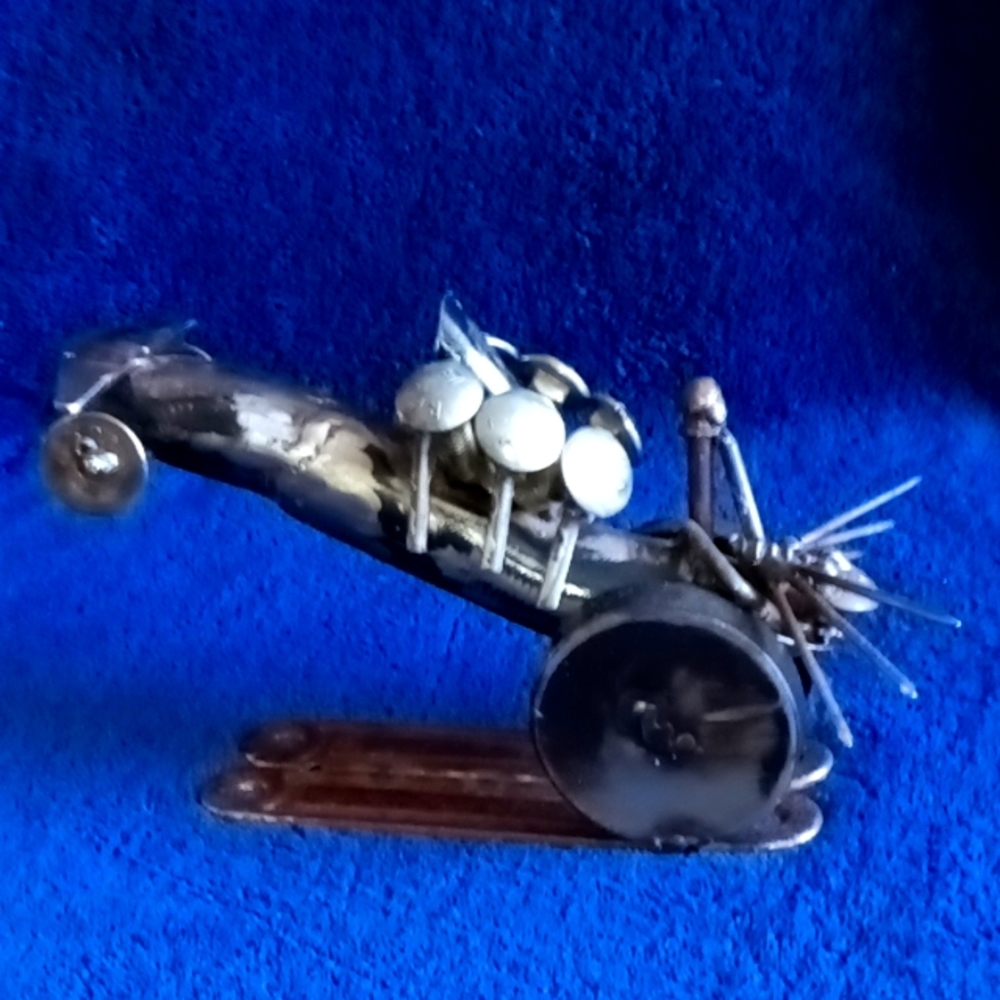 Handmade Scrap Metal Art.